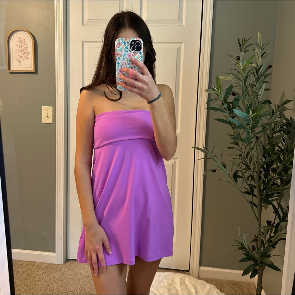 REVOLVE Strapless Pink/Purple Bodycon Dress - Picture 2 of 4